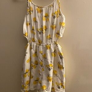 Abercrombie and Fitch kids summer lemon romper